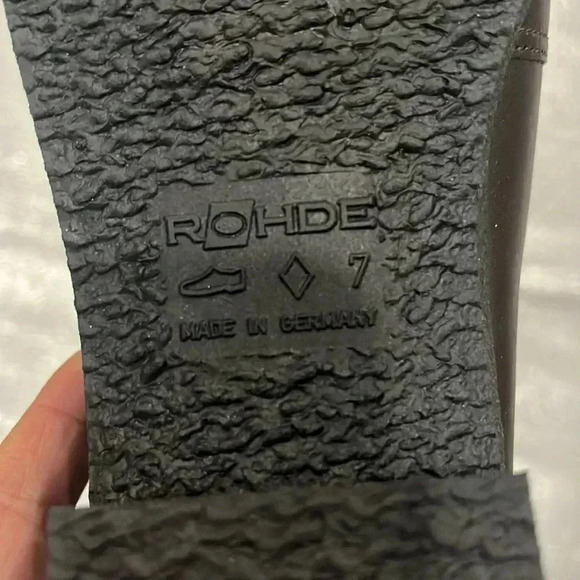 [7]ROHDE  Slip On Brown Leather Women Dress/Walking Shoes - Picture 9 of 9